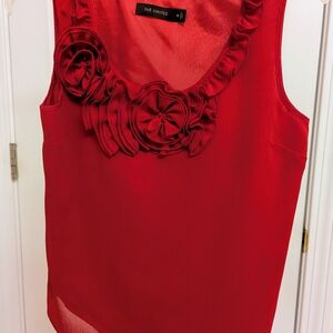The Limited Women's Red Sleeveless Top